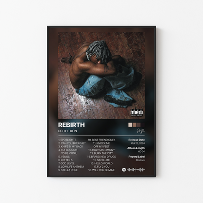 DC THE DON REBIRTH Album Poster