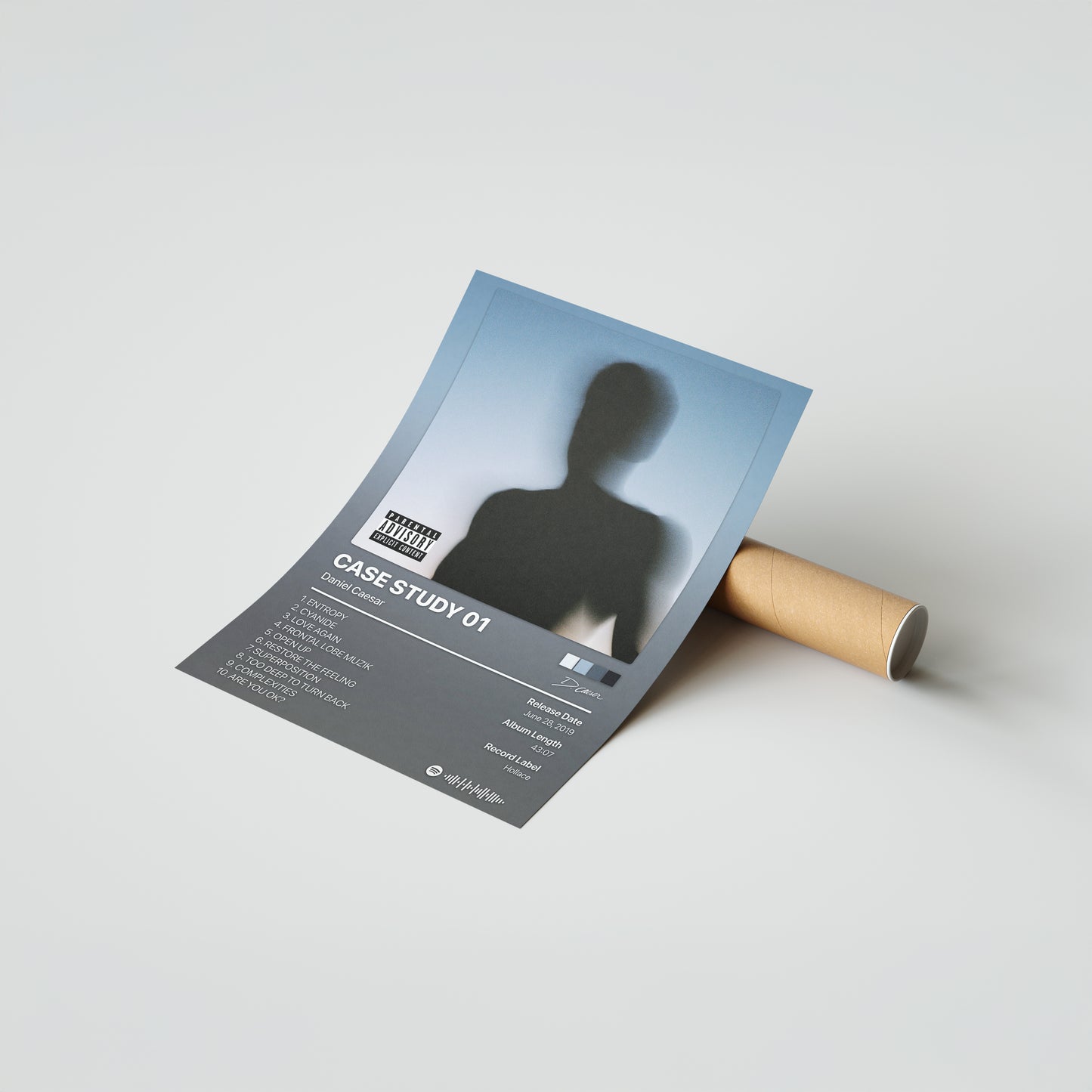 Daniel Caesar CASE STUDY 01 Album Poster