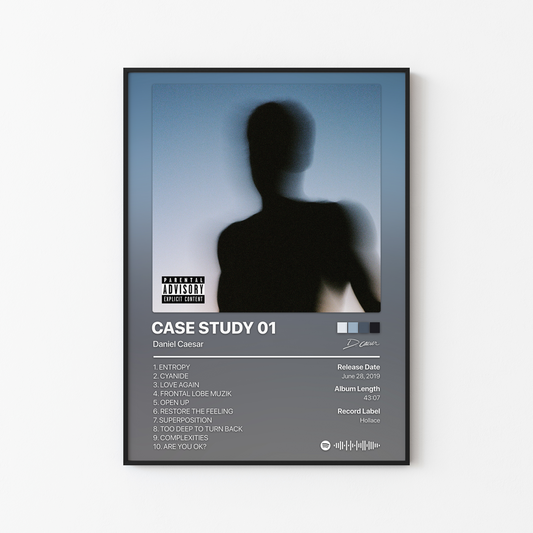 Daniel Caesar CASE STUDY 01 Album Poster