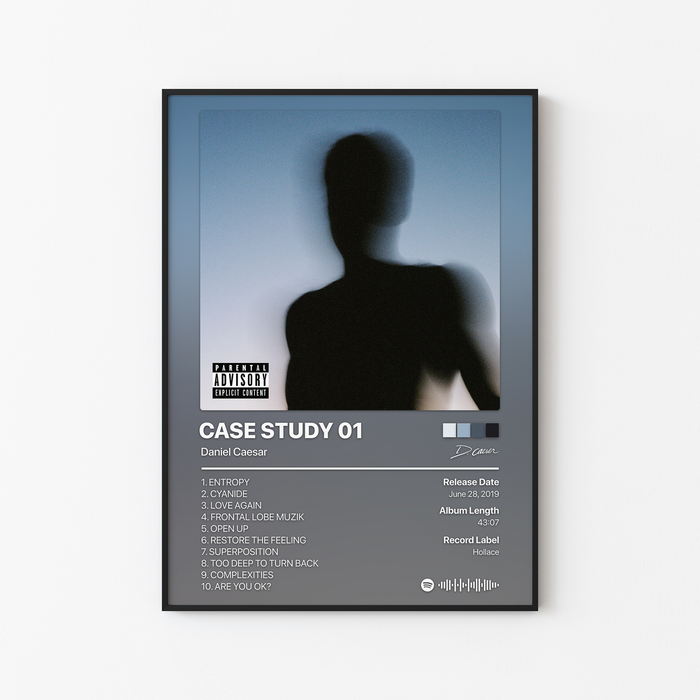 Daniel Caesar CASE STUDY 01 Album Poster