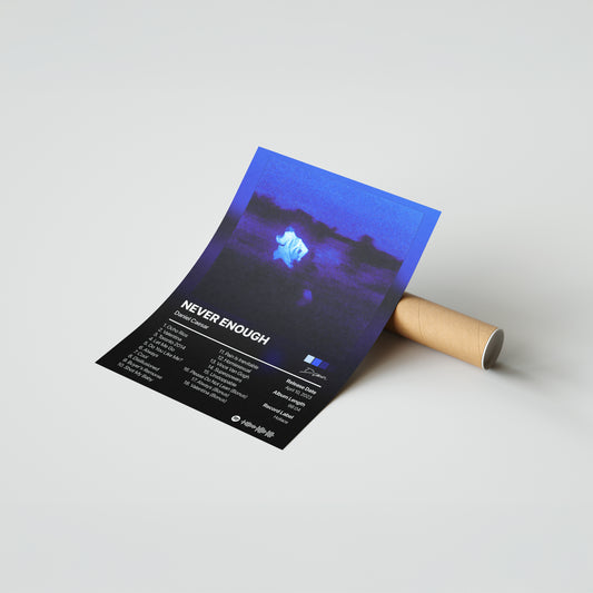 Daniel Caesar NEVER ENOUGH Album Poster