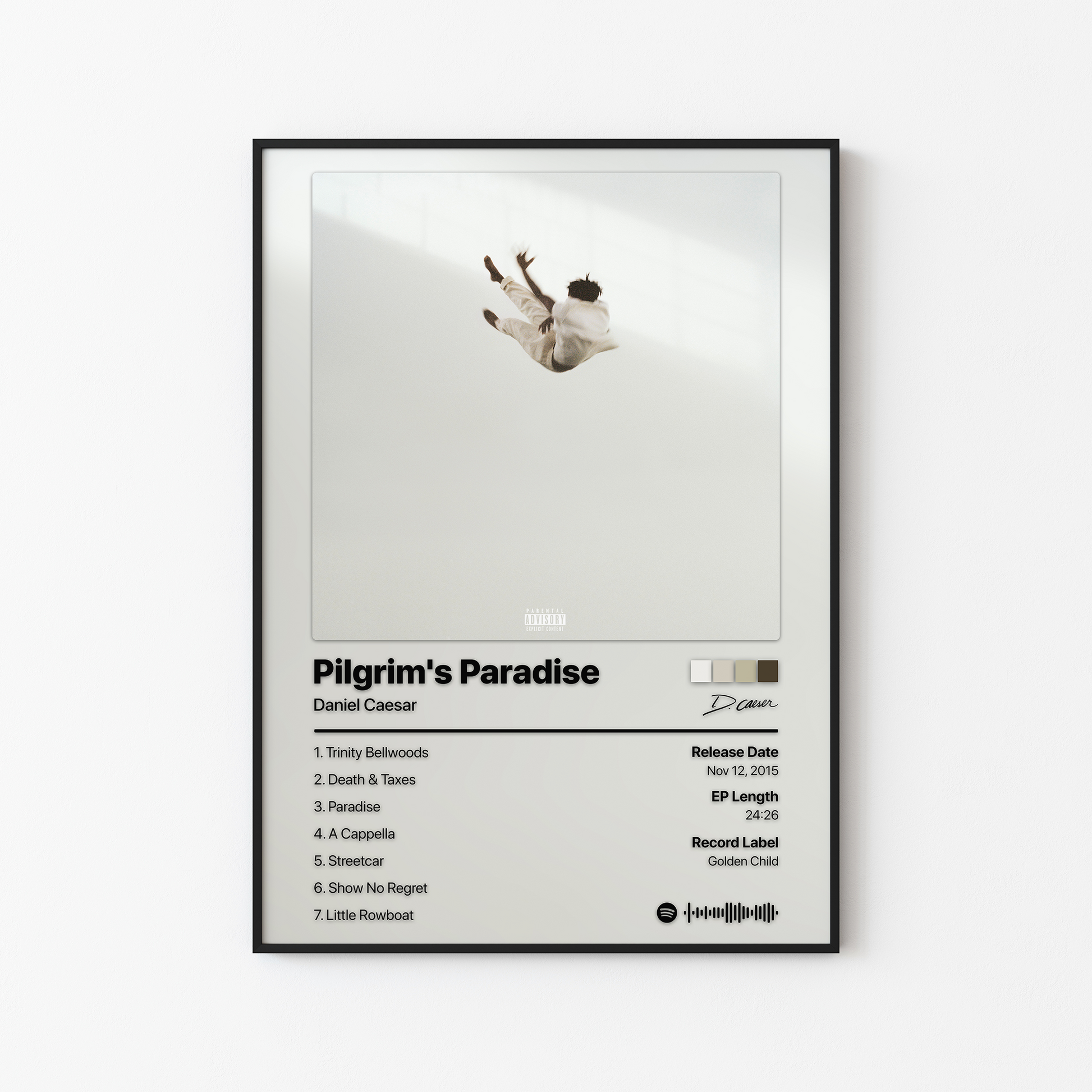 Daniel Caesar Pilgrim's Paradise Album Poster