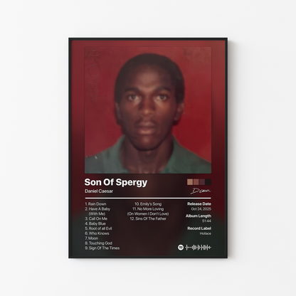 Daniel Caesar Son Of Spergy Album Poster