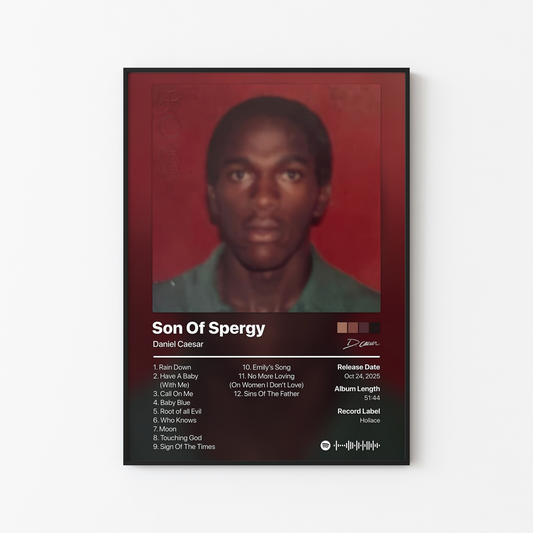 Daniel Caesar Son Of Spergy Album Poster