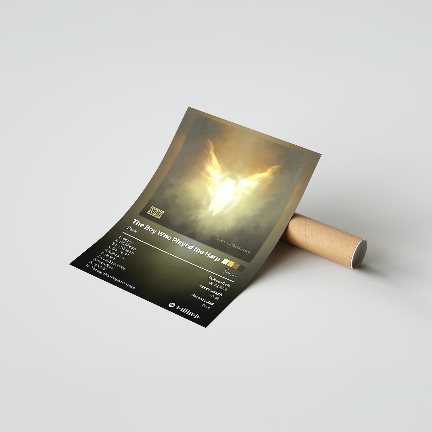 Dave The Boy Who Played the Harp Album Poster
