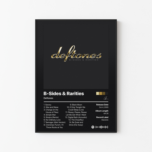 Deftones B-Sides & Rarities Album Poster