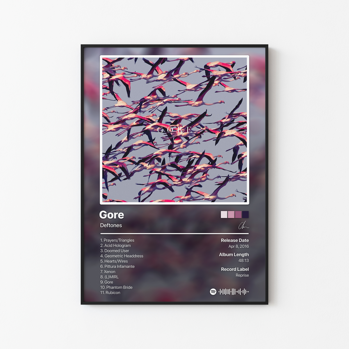 Deftones Gore Album Poster