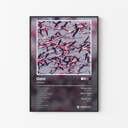 Deftones Gore Album Poster