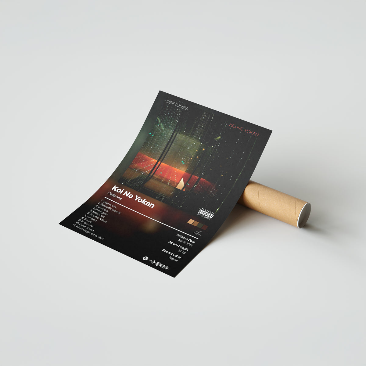 Deftones Koi No Yokan Album Poster