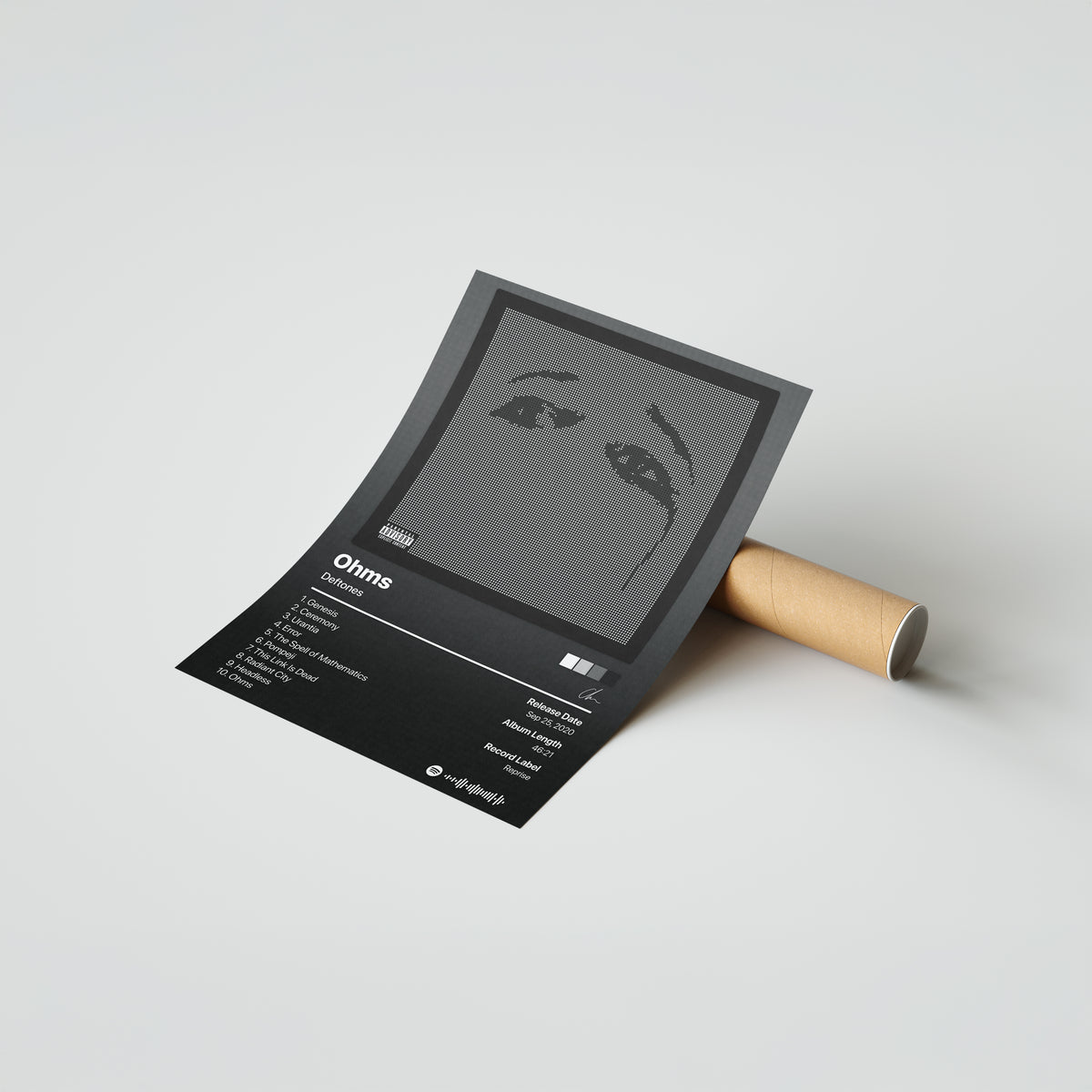 Deftones Ohms Album Poster