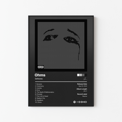 Deftones Ohms Album Poster