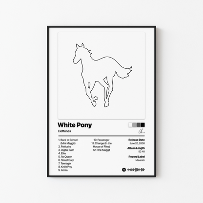 Deftones White Pony Album Poster