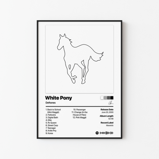 Deftones White Pony Album Poster