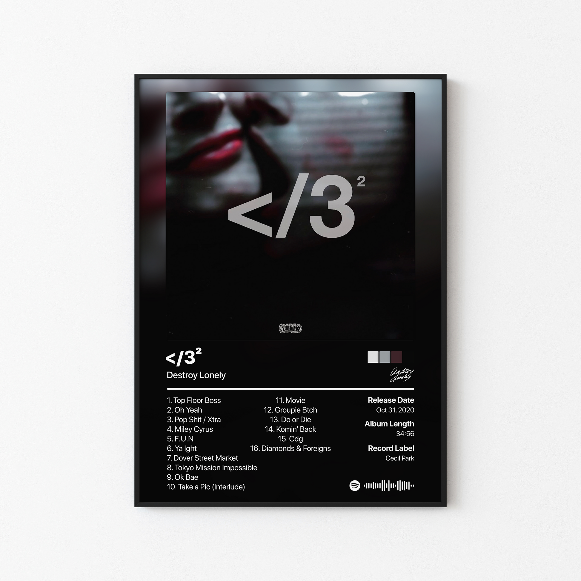 Destroy Lonely Broken Heart 2 Album Poster