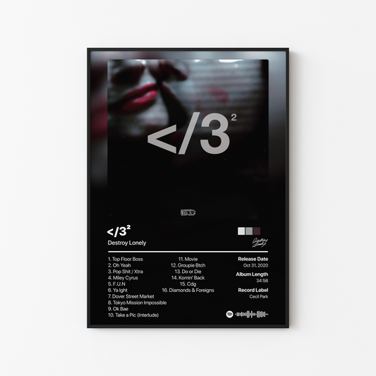 Destroy Lonely Broken Heart 2 Album Poster