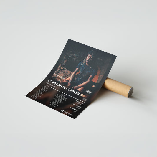 Destroy Lonely LOVE LASTS FOREVER V2.5 Album Poster