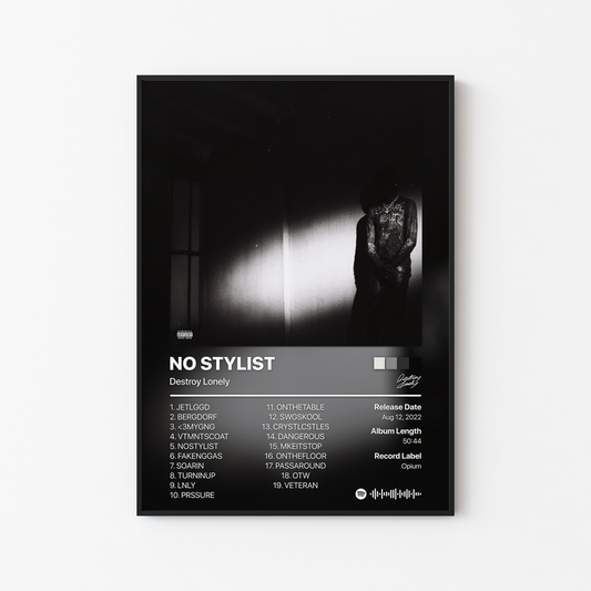 Destroy Lonely NO STYLIST Album Poster