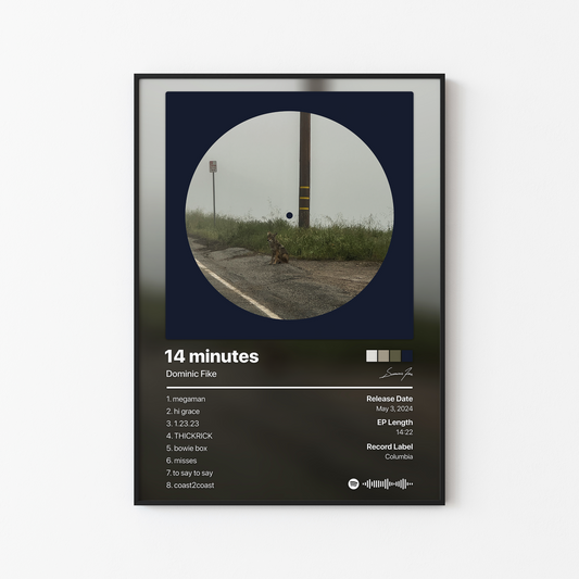 Dominic Fike 14 minutes Album Poster