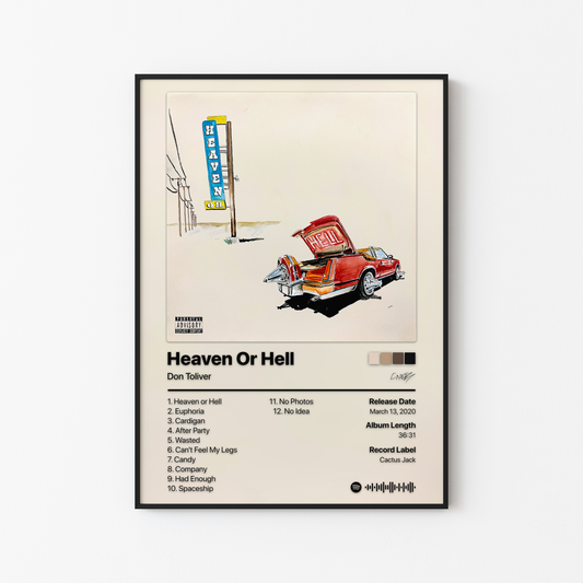 Don Toliver Heaven Or Hell Album Poster