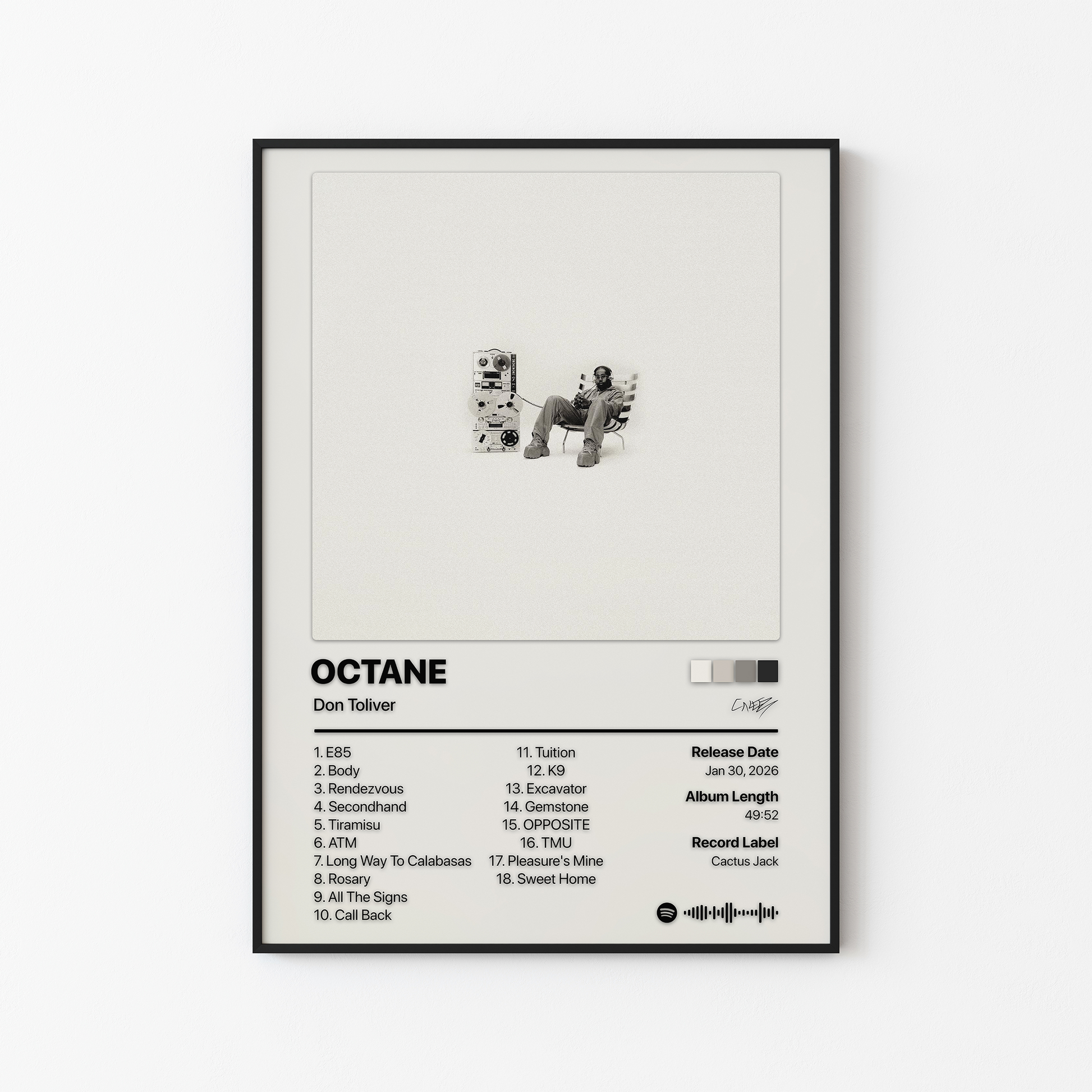 Don Toliver OCTANE Album Poster