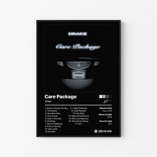 Drake Care Package Album Poster