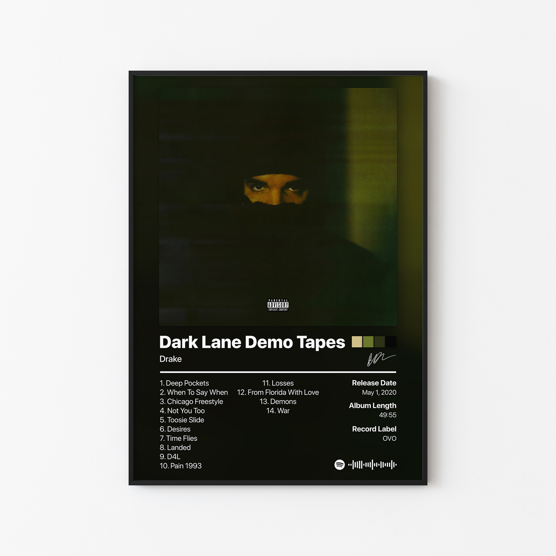 Drake Dark Lane Demo Tapes Album Poster