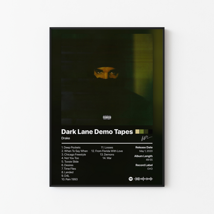 Drake Dark Lane Demo Tapes Album Poster