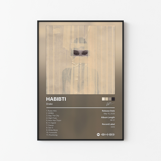Drake HABIBTI Album Poster