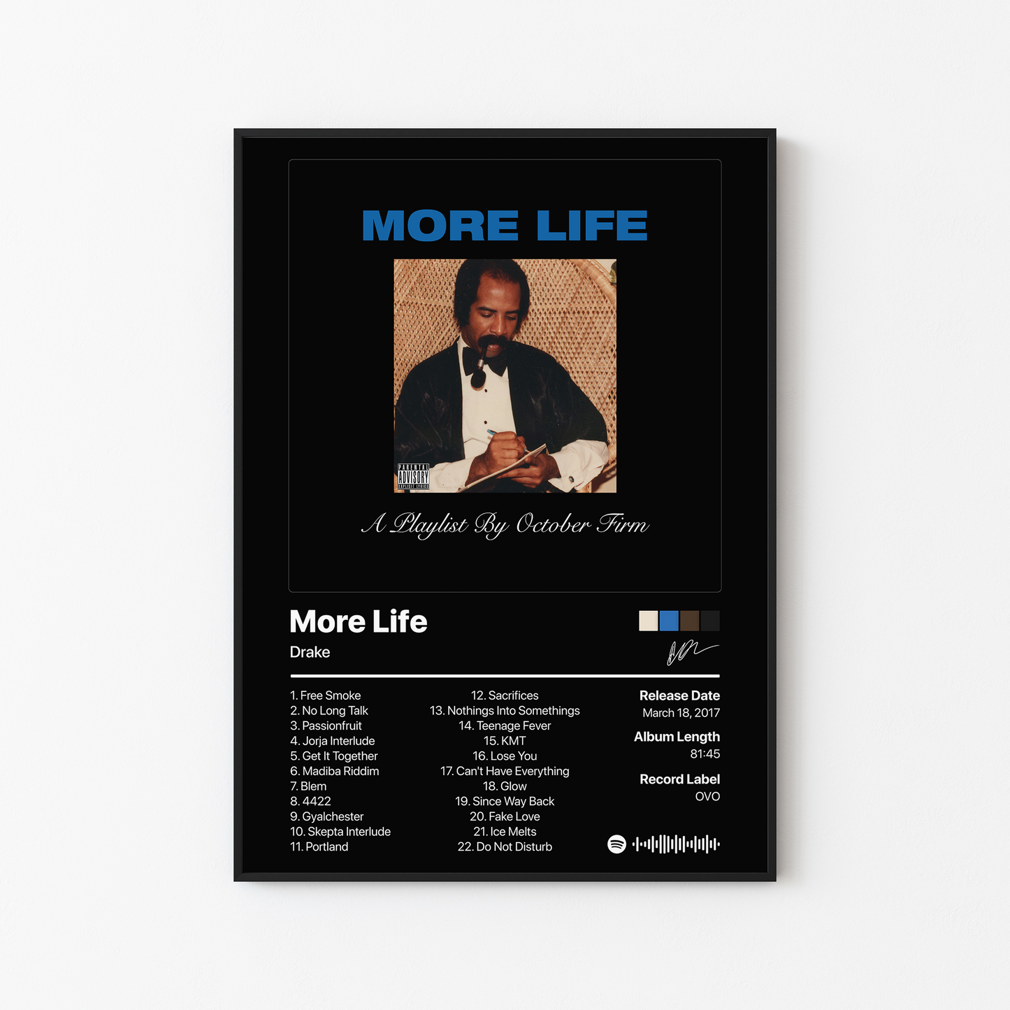 Drake More Life Album Poster