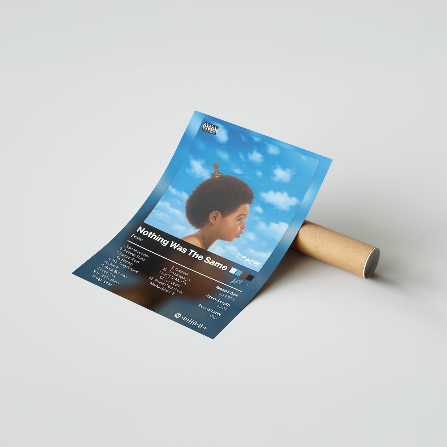 Drake Nothing Was The Same Album Poster