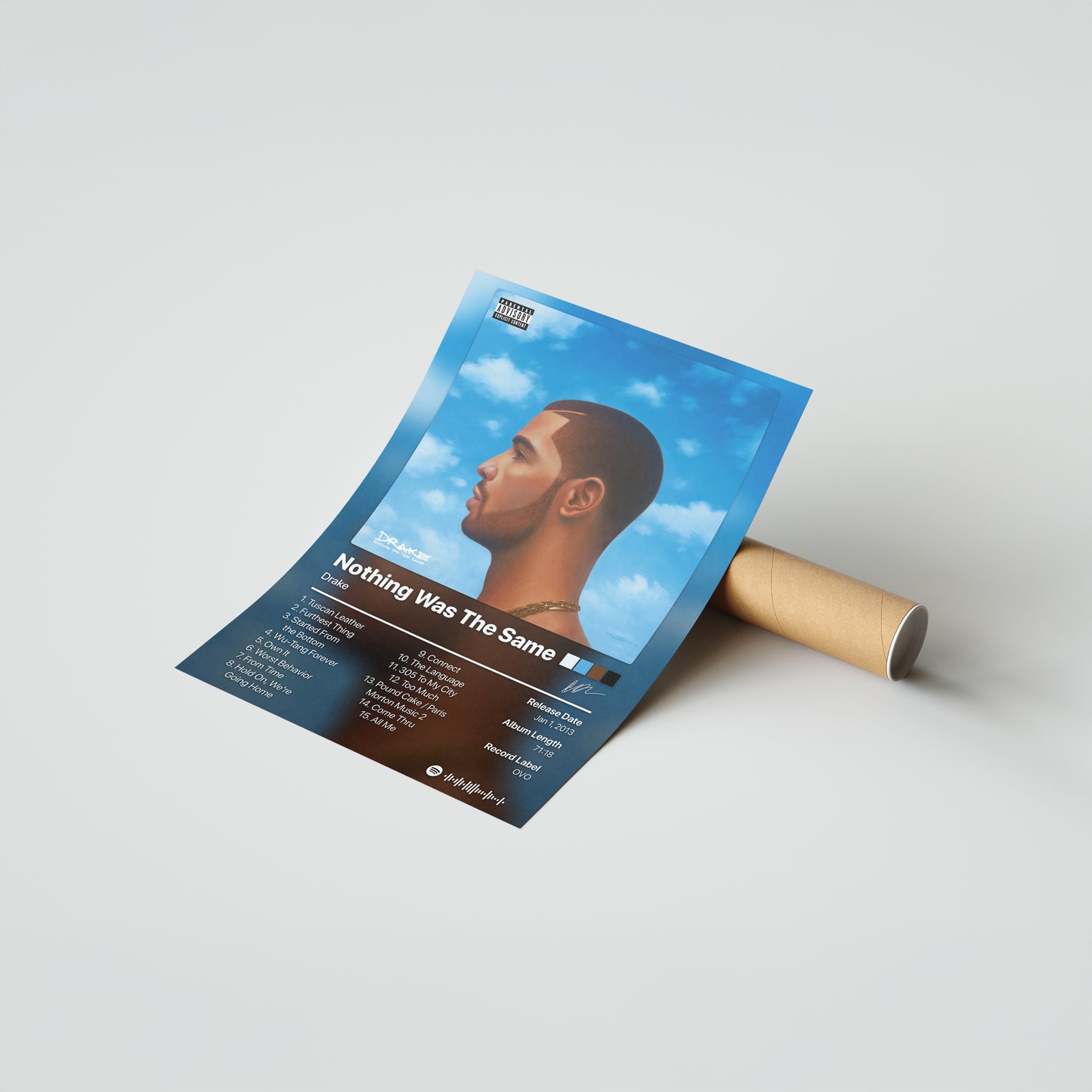Drake Nothing Was The Same (Deluxe) Album Poster