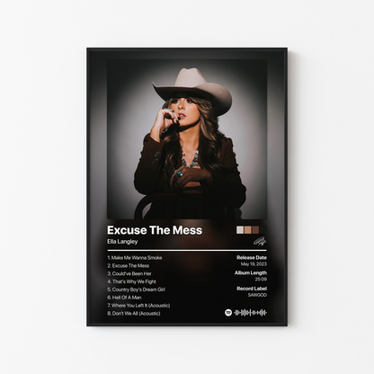 Ella Langley Excuse The Mess Album Poster