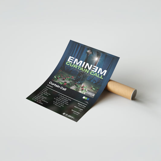 Eminem Curtain Call: The Hits Album Poster