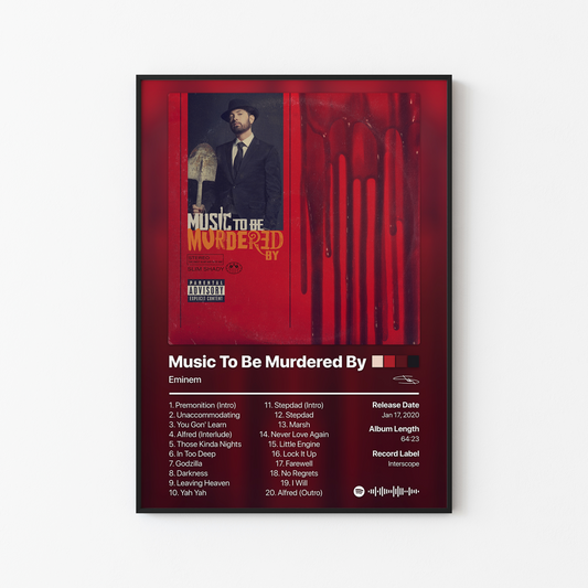 Eminem Music To Be Murdered By Album Poster