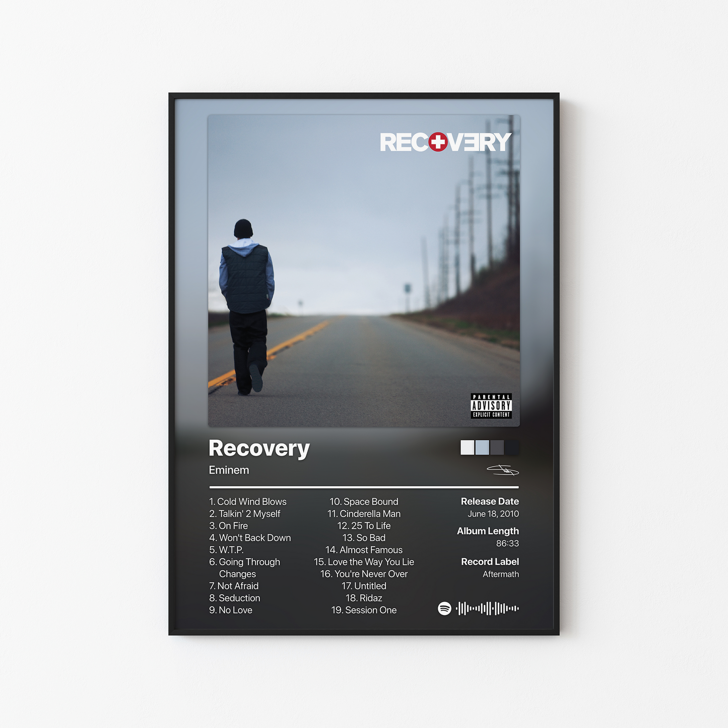 Eminem Recovery Album Poster