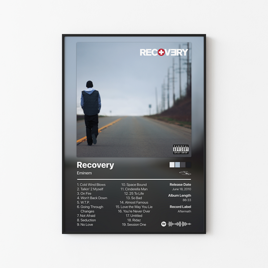 Eminem Recovery Album Poster