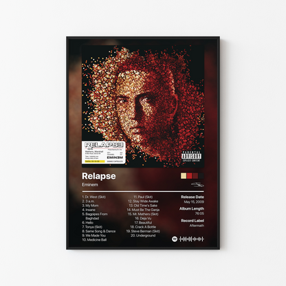Eminem Relapse Album Poster