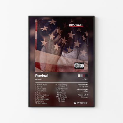 Eminem Revival Album Poster