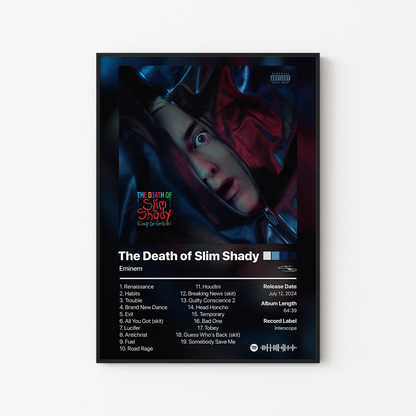 Eminem The Death of Slim Shady (Coup De Grâce) Album Poster