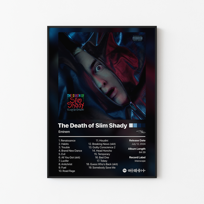 Eminem The Death of Slim Shady (Coup De Grâce) Album Poster
