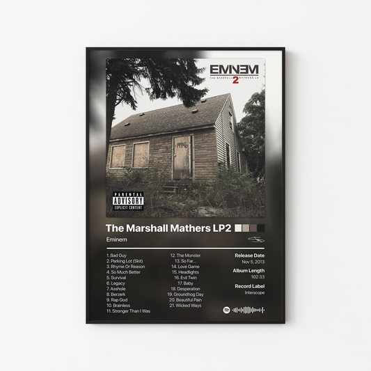 Eminem The Marshall Mathers LP2 Album Poster