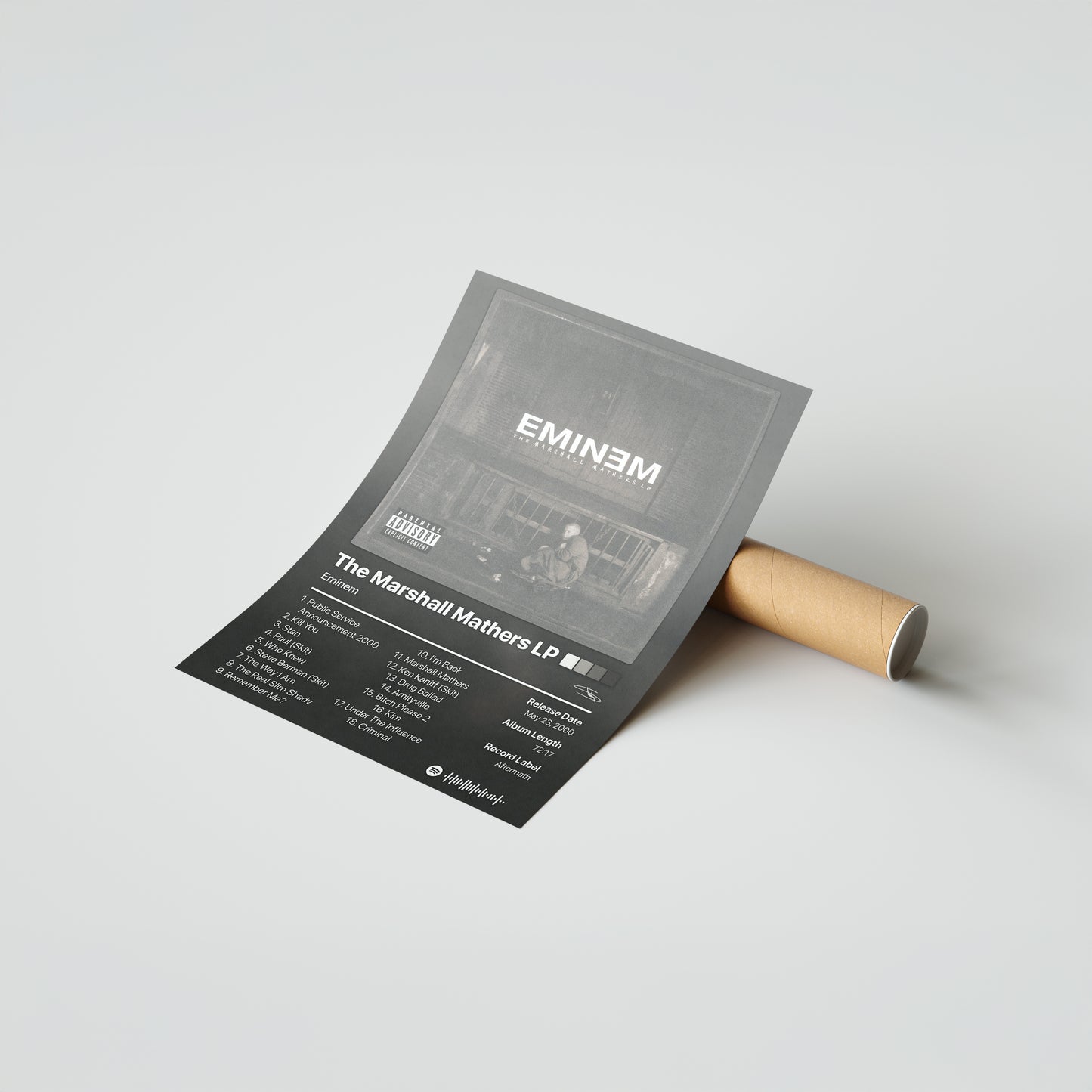 Eminem The Marshall Mathers LP Album Poster