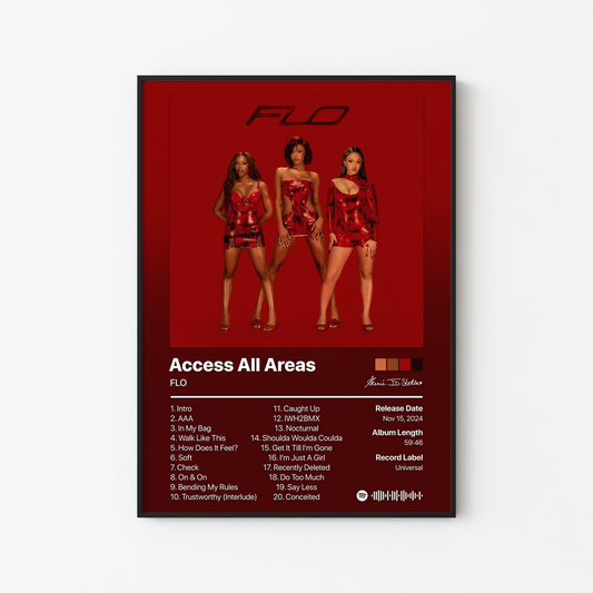 FLO Access All Areas Album Poster