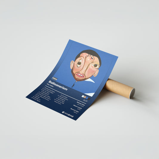 Mac Miller Balloonerism Album Poster