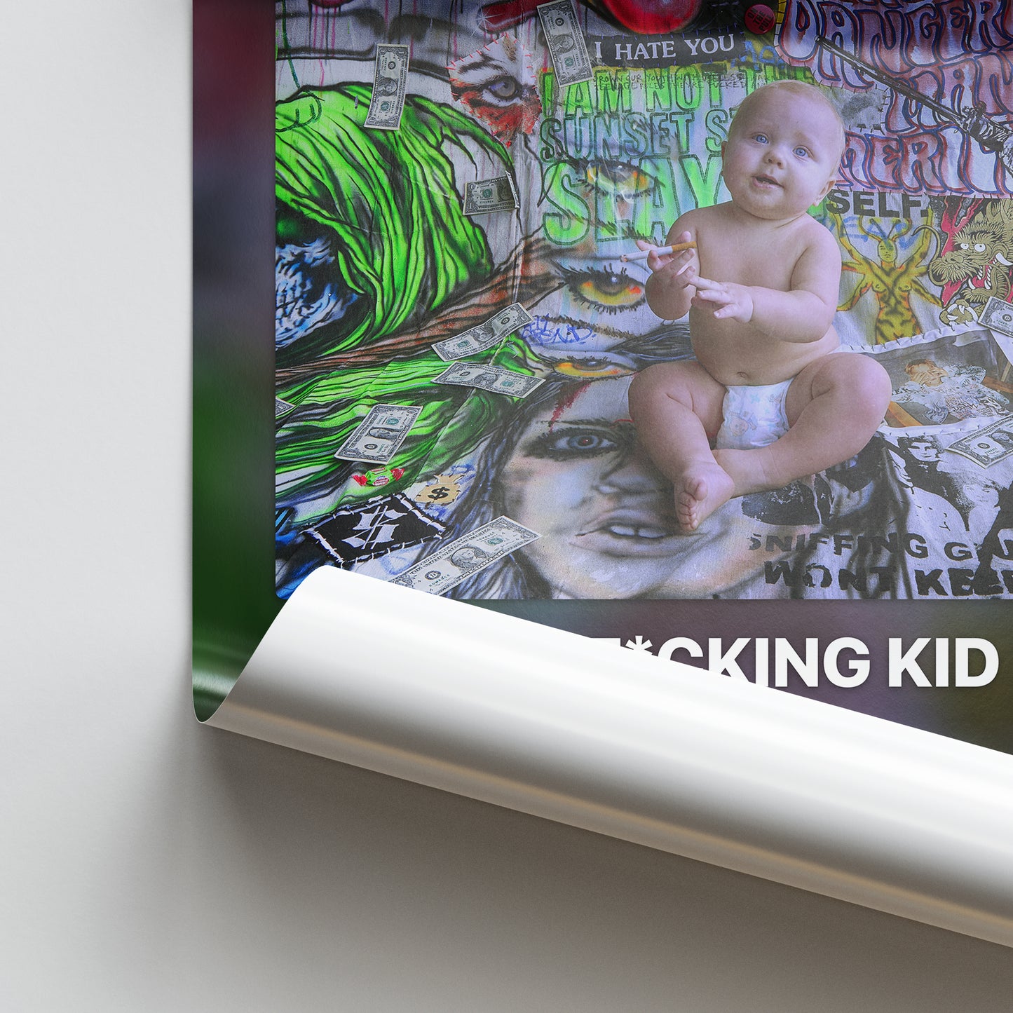 Nettspend BAD ASS F*CKING KID Album Poster