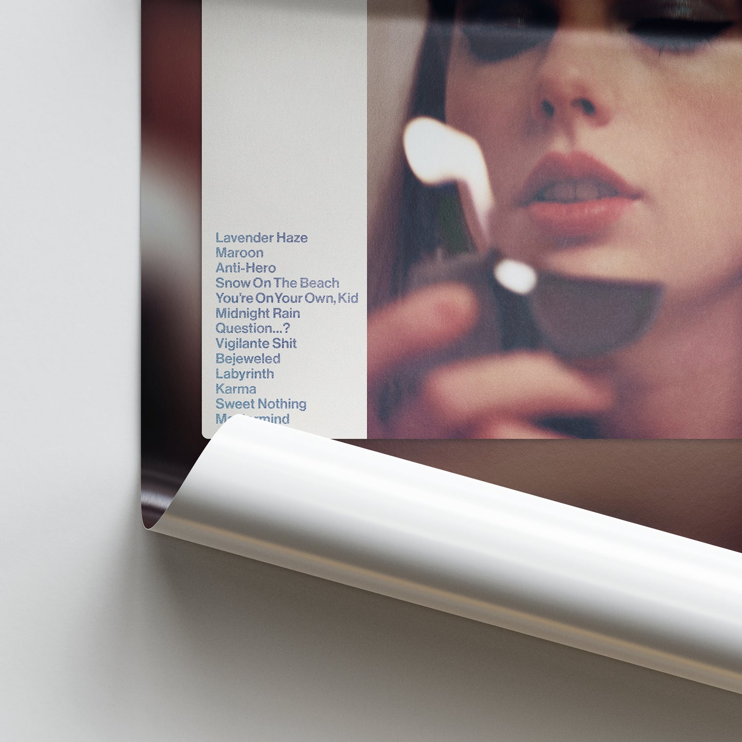 Taylor Swift Midnights Album Poster