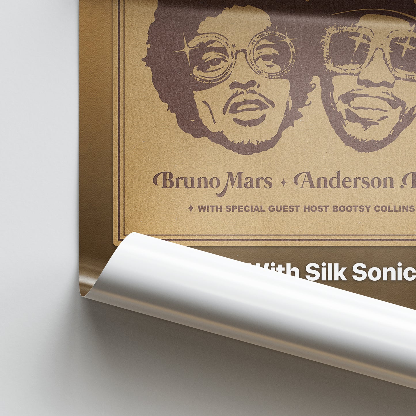 Bruno Mars An Evening With Silk Sonic Album Poster