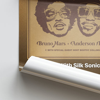 Bruno Mars An Evening With Silk Sonic Album Poster