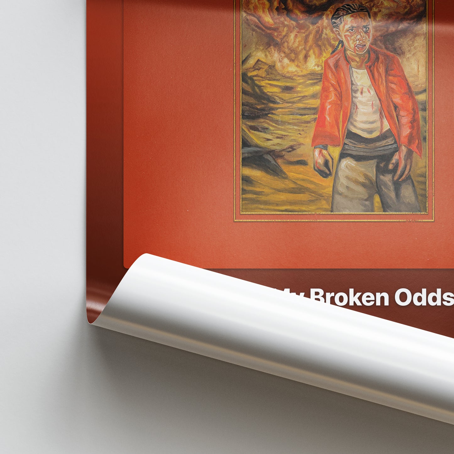 BabyChiefDoit Rise Against My Broken Odds Album Poster