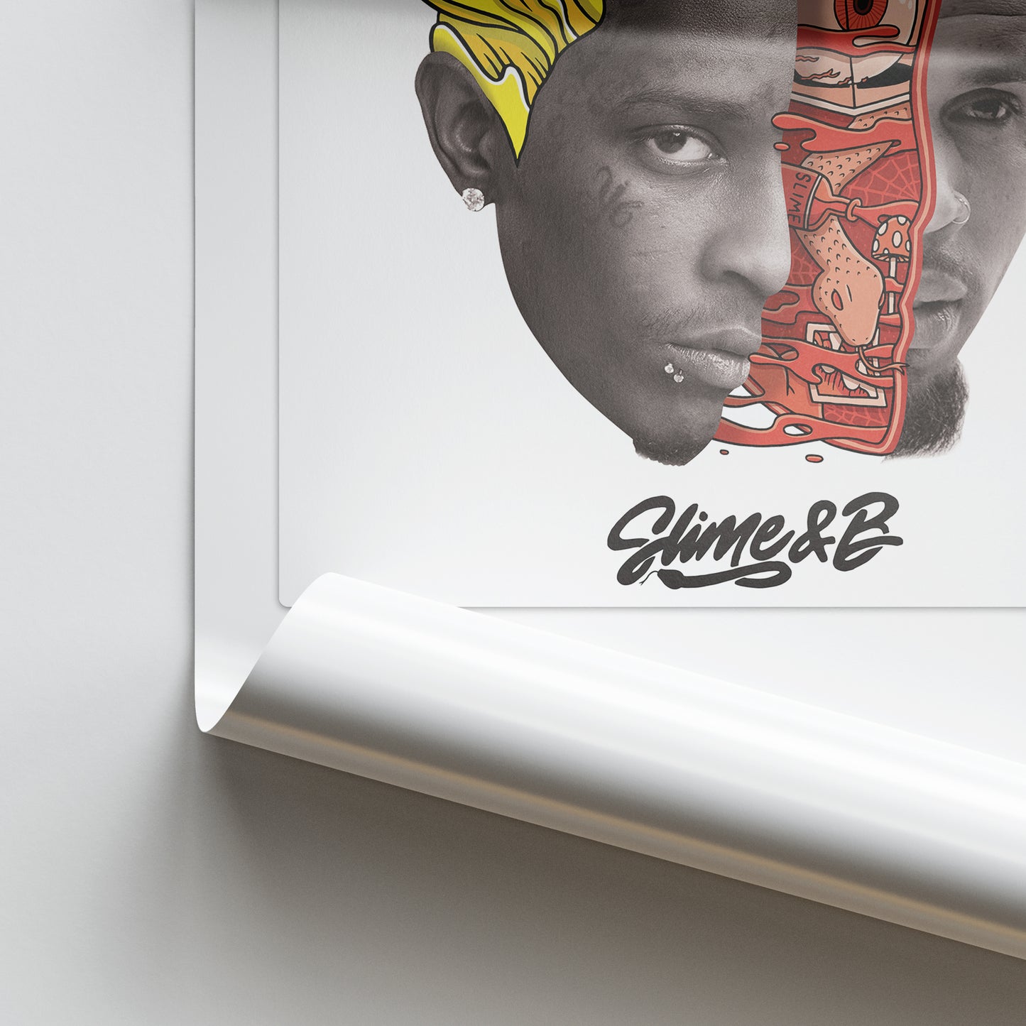 Chris Brown Slime & B Album Poster